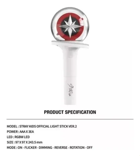 Produto Oficial Stray Kids Ver 2 Lightstick, Kpop Merch