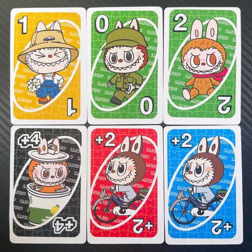 Juego Exclusivo De Cartas Uno De Labubu