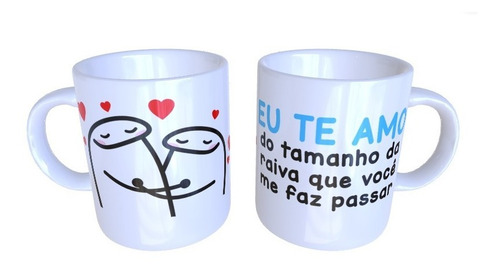 Caneca Eu Te Amo Namorada Flork Meme Raiva Presente Caneca