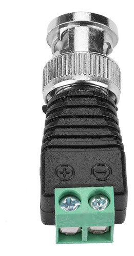 10x Conectores Bnc Macho Con Terminal Verde Cctv