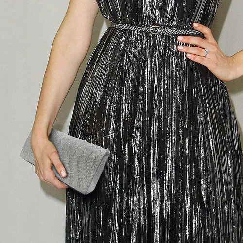Y Bolsa De Mano De Noche Para Fiesta Elegante Con Cadena