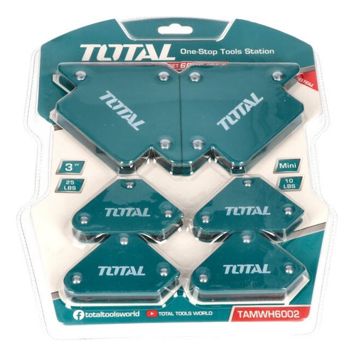 Juego De Soporte Para Soldadura Magnética 6pcs Total Tools  