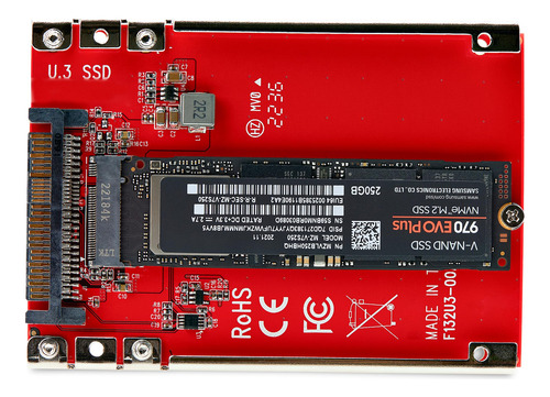 Adaptador Startech.com M.2 A U.3 Para Ssd M.2 Nvme De 2,5 Pu