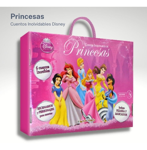 Libro Infantil Cuentos Inolvidables De Princesas - Disney -