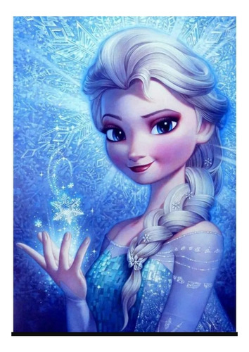 Kit De Pintura Diamantes Diamond Painting Elsa Frozen Mod5