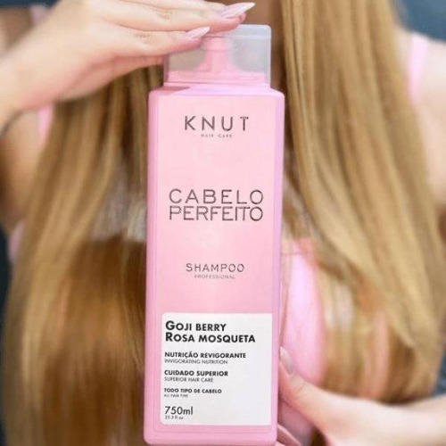 Cabelo Perfeito Knut: Shampoo 750ml + Condicionador 550ml