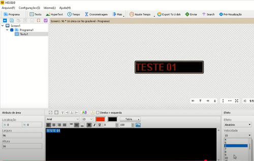Programa Cd Software Painel Letreiro De Led Placa Hd U6a