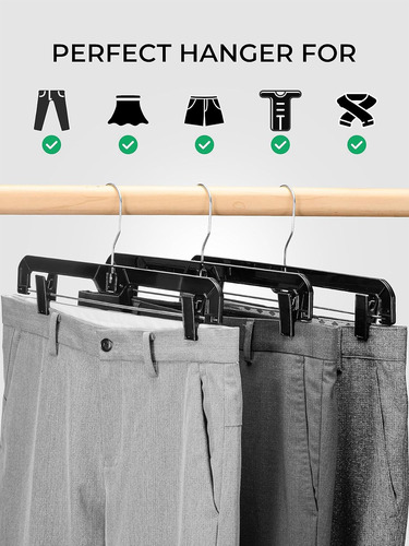 Perchas Para Pantalones Y Faldas Smartor - Percha Para Pa...