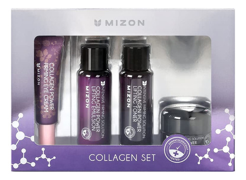 Mizon Mini Juego De Colageno Para Mejorar La Elasticidad De 