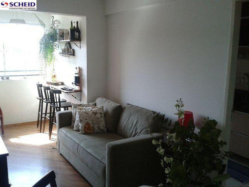 Imagem 1 de 15 de Apto Com 60 M², 2 Dormitórios, Sala, Cozinha, Banheiro,área De Serviço. Garagem. - Mc1486