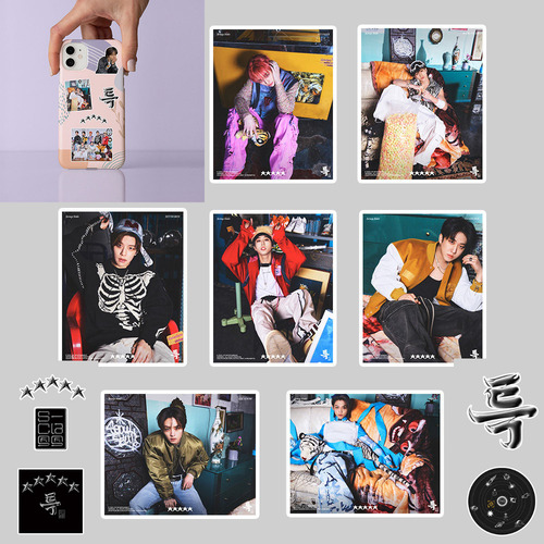 Kpop Photocards Stray Kids Maniac Y Air Ful Y Pegatinas Kit