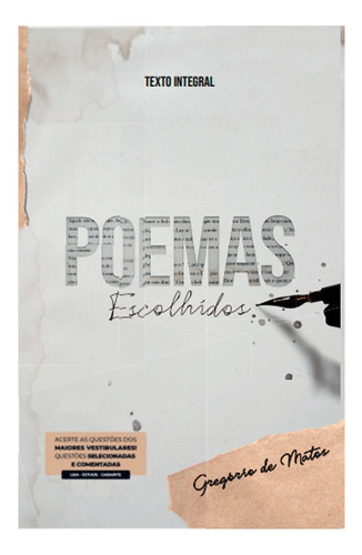 Poemas Escolhidos - Gregório De Matos (capa Dura), De Gregório De Matos. Editorial Penkal, Capa Dura Em Português, 2021