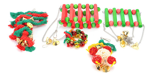 Juguete Birds Toys, 5 Piezas, Con Forma De Periquito, Decora