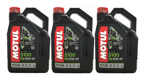 Óleo 4 Tempos 10w40 Motul 5100 Semissintético Galão 12l