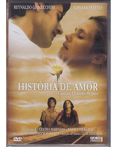 Dvd História De Amor - Especial Tv Globo 40 Anos