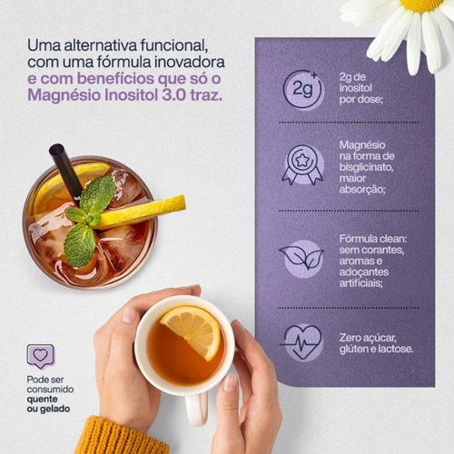 True Magnésio Bisciglinato + Inositol Relief 3.0 True Source