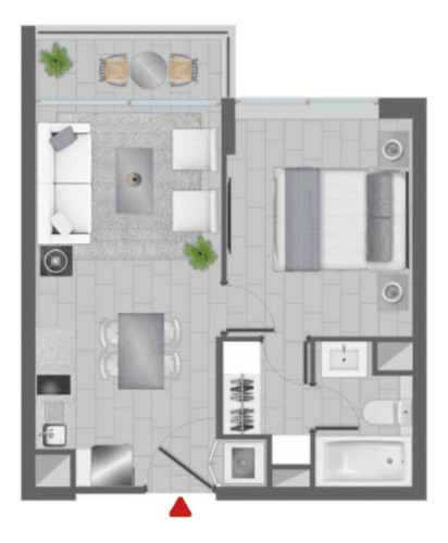Dpto Nuevo 1d1b. Edificio Icono
