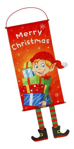Imagen 2 de 6 de Banner De Pared De Navidad, Tapiz Para Colgar, Arte De Pared