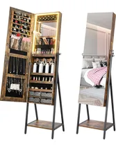 Comprar Clóset De Joyería Luces, Organizador De Joyería Cerr...