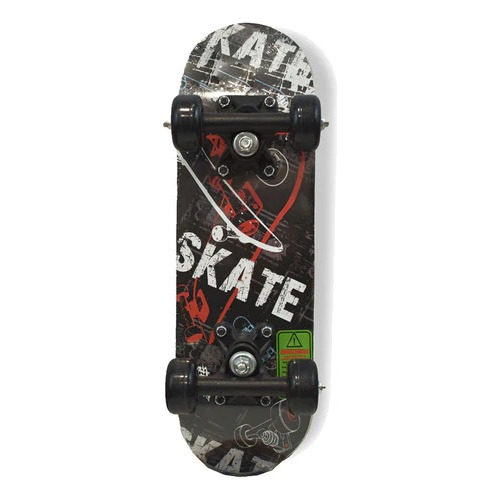 Skateboard Patineta 43cm Mini Skate Verde Ik0455