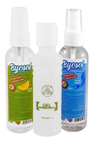 Paquete Desinfectante/gel Antibacterial Para Eventos 20 Pzas