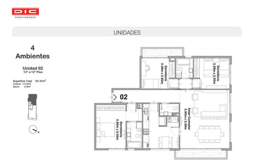 Departamento De 4 Ambientes Venta - Olivos