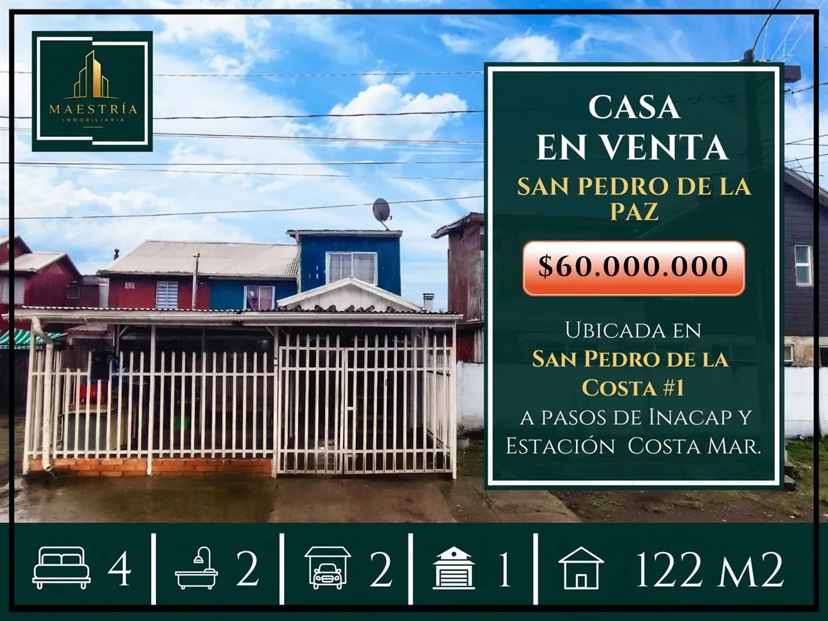 Imagen 1 de 15 de Casa En Venta San Pedro De La La Paz