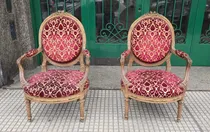 Comprar Par De Sillones Livin Sala Antiguos Estilo Francés Luis Xvi