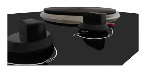 Imagem 4 de 5 de Fogão Cooktop Gourmet Elétrico De Embutir 2 Placas 127v