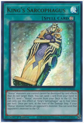 King's Sarcophagus / Sarcófago Del Rey - Yugioh