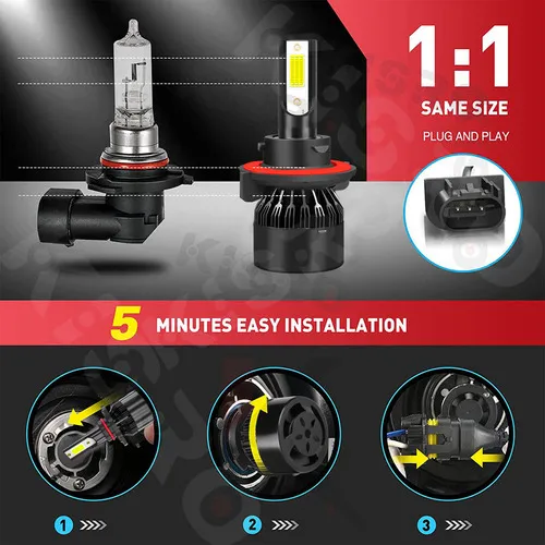 For 9008/h13 5202 Kit De Focos Led For Ford Escape