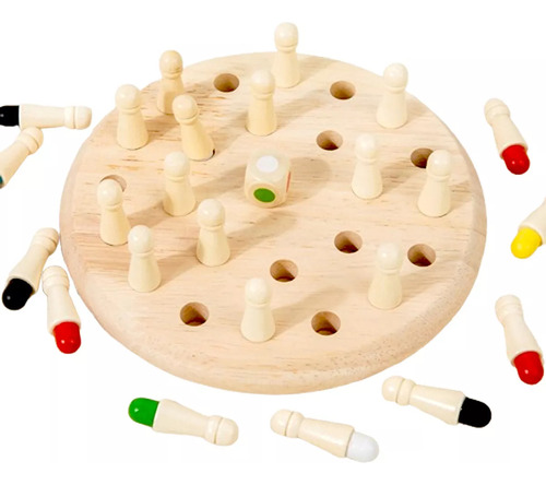Juego De Mesa De Memoria Educativo Montessori De Madera