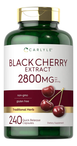 Concentrado De Extrato De Cereja Preta Carlyle | 2800mg | 2