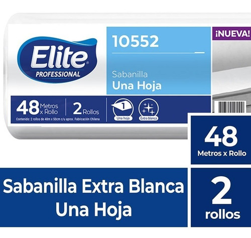 Sabanilla Plus Una Hoja / 2 Und X 48mts / Elite Pack