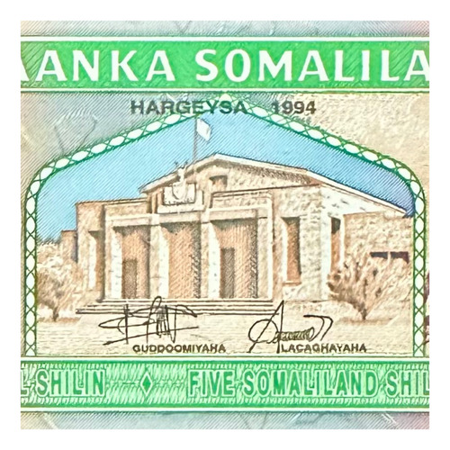 Somalilandia - 5 Shillings - Año 1994 - Camellos