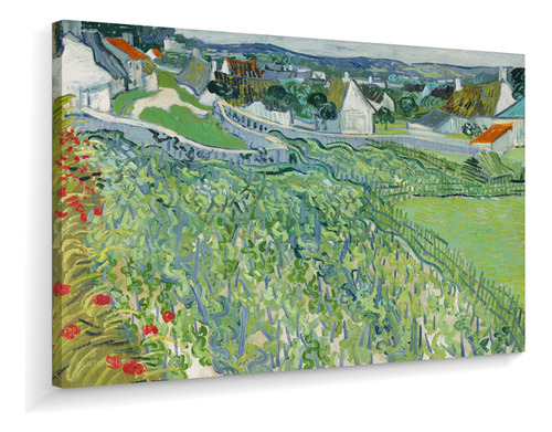 Quadro Tela Canvas Van Gogh Vinhedo De Auvers 62x50