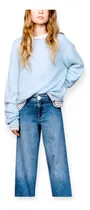 Comprar Jeans Zara Niñas T 11 \u002F 12 Marine Azul Cintura Ajustable