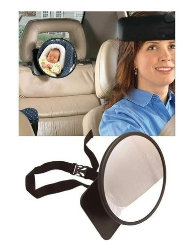 Espejo Retrovisor Para Asiento Trasero Bebé, 19cm Ero