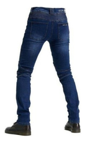 Jeans Moto Hombre Moto Todoterreno Rodillera