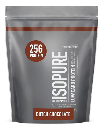 Isopure Zero Carbohidratos Proteina Chocolate 25 Gr 1 Lb