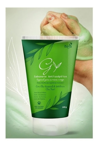 Imagem 2 de 3 de 3 Gy Sabonete Antisséptico Para Mãos Corpo 140ml - Age 6 Hrs