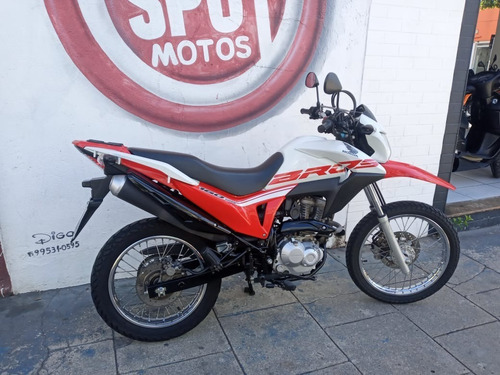 Imagem 2 de 9 de Honda Bros 160 Esdd 2019 Vermelha