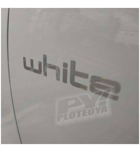 Calcos White De Puerta Volkswagen Vw Up - Ploteoya