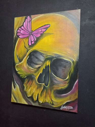 Cuadros Calaveras Pintados A Mano- Óleos 80x60
