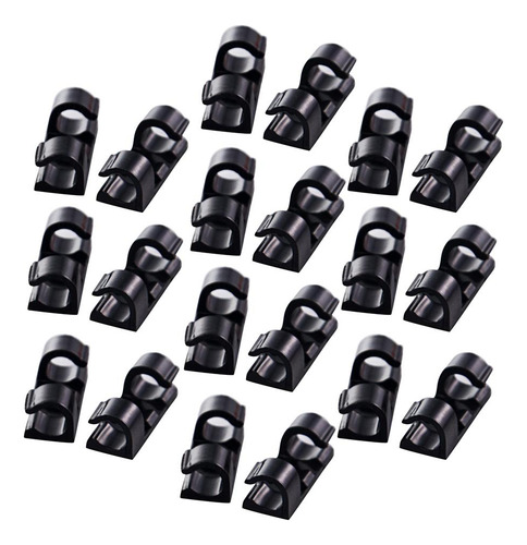 Tachiuwa 100 Pieces Self Adhesive Wire Tie Cable Clips