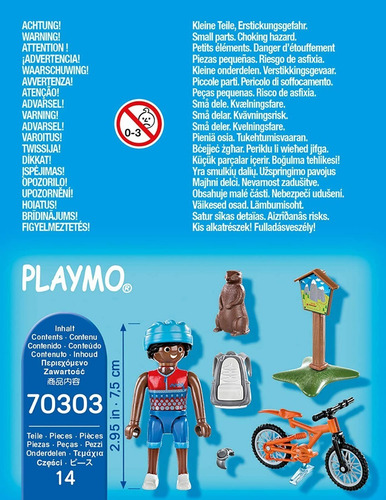 Playmobil 70303 Cicilista De Montaña Original