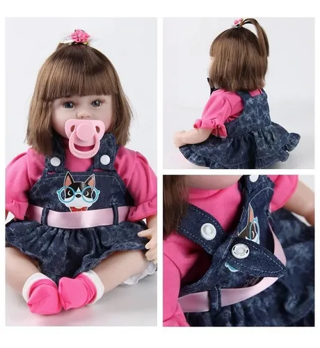 Roupa Para Boneca Bebê Reborn Silicone Realista De 42cm