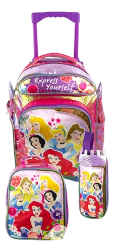Mochila con ruedas princesas disney hotsell