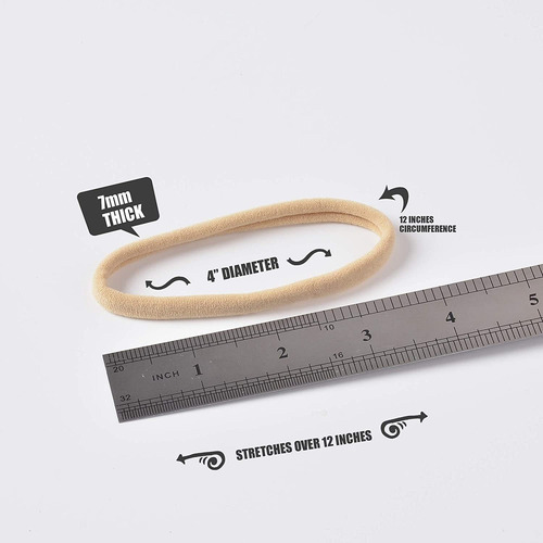 A 100 Diademas De Nylon Para Bebé Para Niñas Y Niños