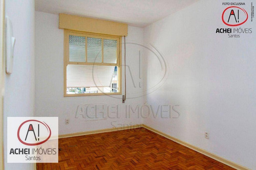 Imagem 19 de 28 de Apartamento Com 3 Dormitórios, Dependência Completa, Vaga Demarcada À Venda, 93 M² Por R$ 540.000 - Gonzaga - Santos/sp - Ap10669